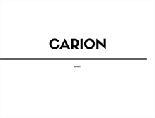 Tablet Screenshot of carion.dk